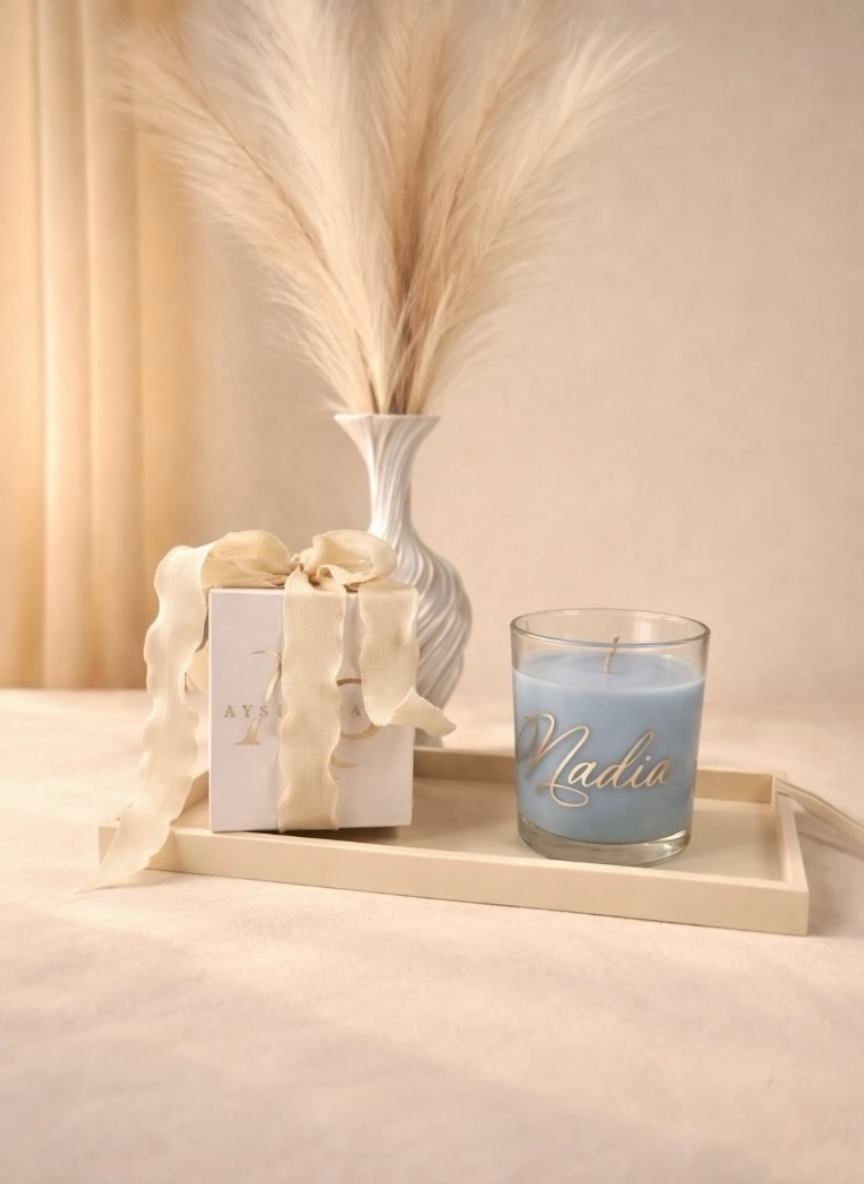 Bougie bijou personnalisée