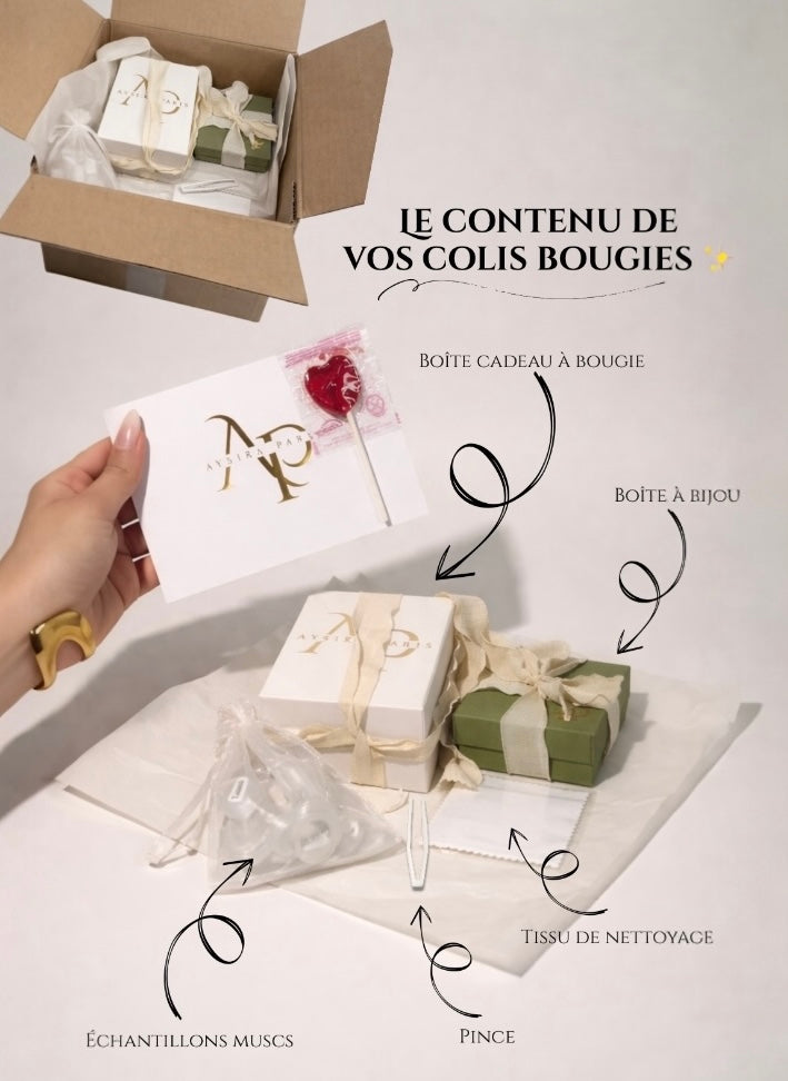Bougie bijou personnalisée