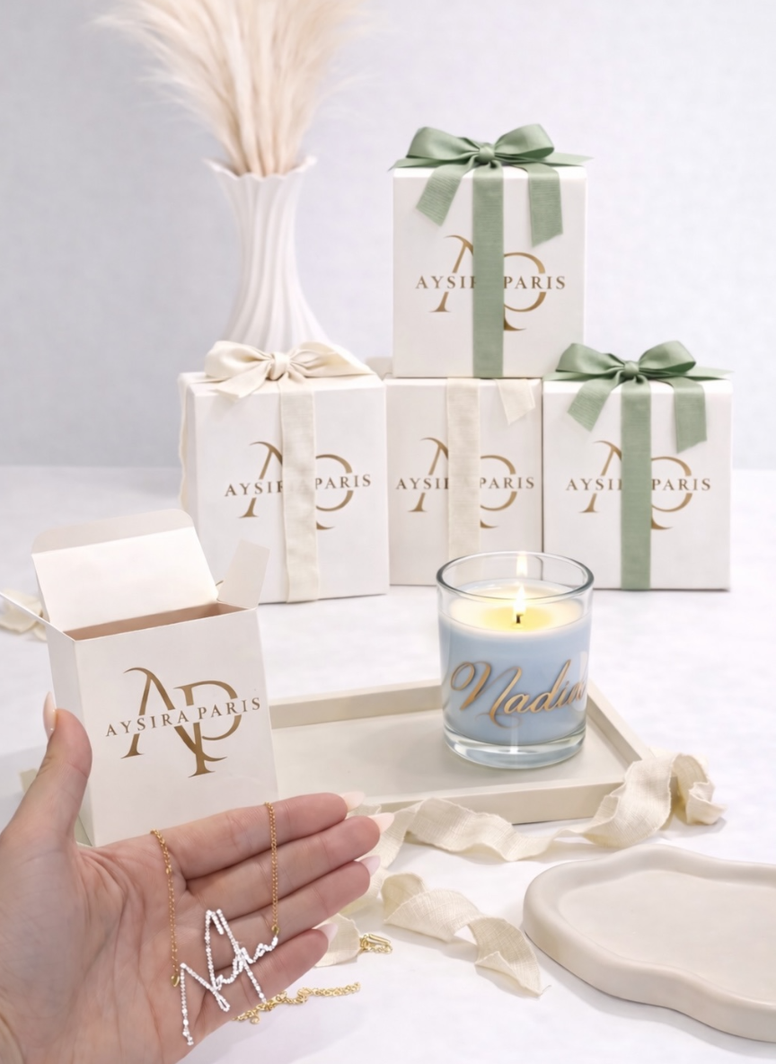 Bougie bijou personnalisée